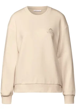 STREET ONE STUDIO Pullover & Sweatshirts*Pullover im Loose Fit mellow vanilla