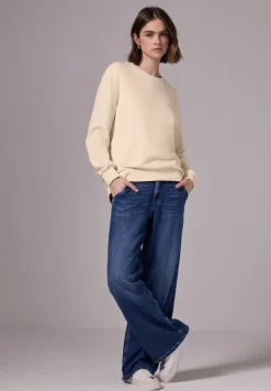 STREET ONE STUDIO Pullover & Sweatshirts*Pullover im Loose Fit mellow vanilla