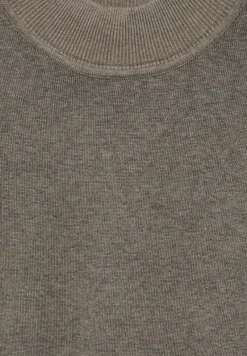 Street One Men Pullover & Sweatshirts|Big Boys*Pullover in Two Tone Optik timber brown melange