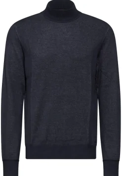 Street One Men Pullover & Sweatshirts|Big Boys*Pullover in Two Tone Optik nightfall blue