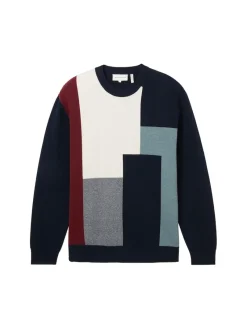 Tom Tailor Pullover & Sweatshirts|Big Boys*Pullover mit Colour Blocking knitted multi color block