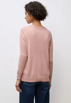 Street One Pullover & Sweatshirts*Pullover mit Rollkante faded rose mel.