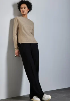 Street One Pullover & Sweatshirts*Pullover mit Schlitz-Detail honey sand mel.