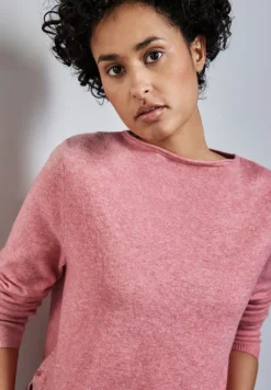 Street One Pullover & Sweatshirts*Pullover mit Schlitz-Detail sugar coral mel.