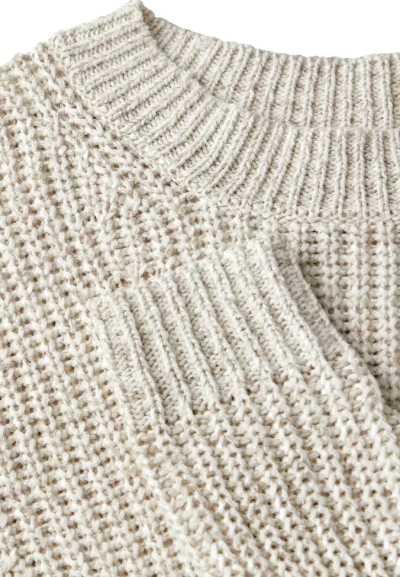 Street One Pullover & Sweatshirts*Pullover mit Strickmuster cloud cream mel.