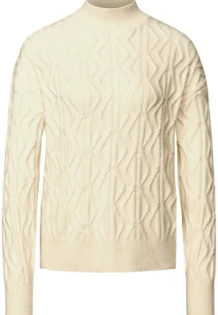 STREET ONE STUDIO Pullover & Sweatshirts*Pullover mit Strickmuster soft beige