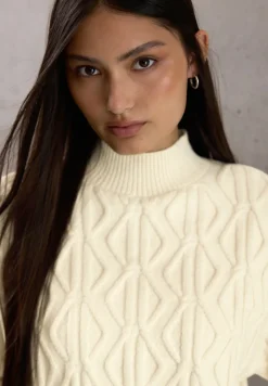 STREET ONE STUDIO Pullover & Sweatshirts*Pullover mit Strickmuster soft beige