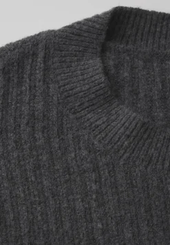 STREET ONE STUDIO Pullover & Sweatshirts*Pullover mit Struktur gravel grey mel.