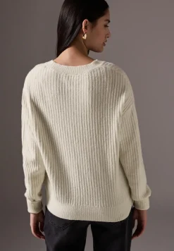 STREET ONE STUDIO Pullover & Sweatshirts*Pullover mit Struktur soft beige