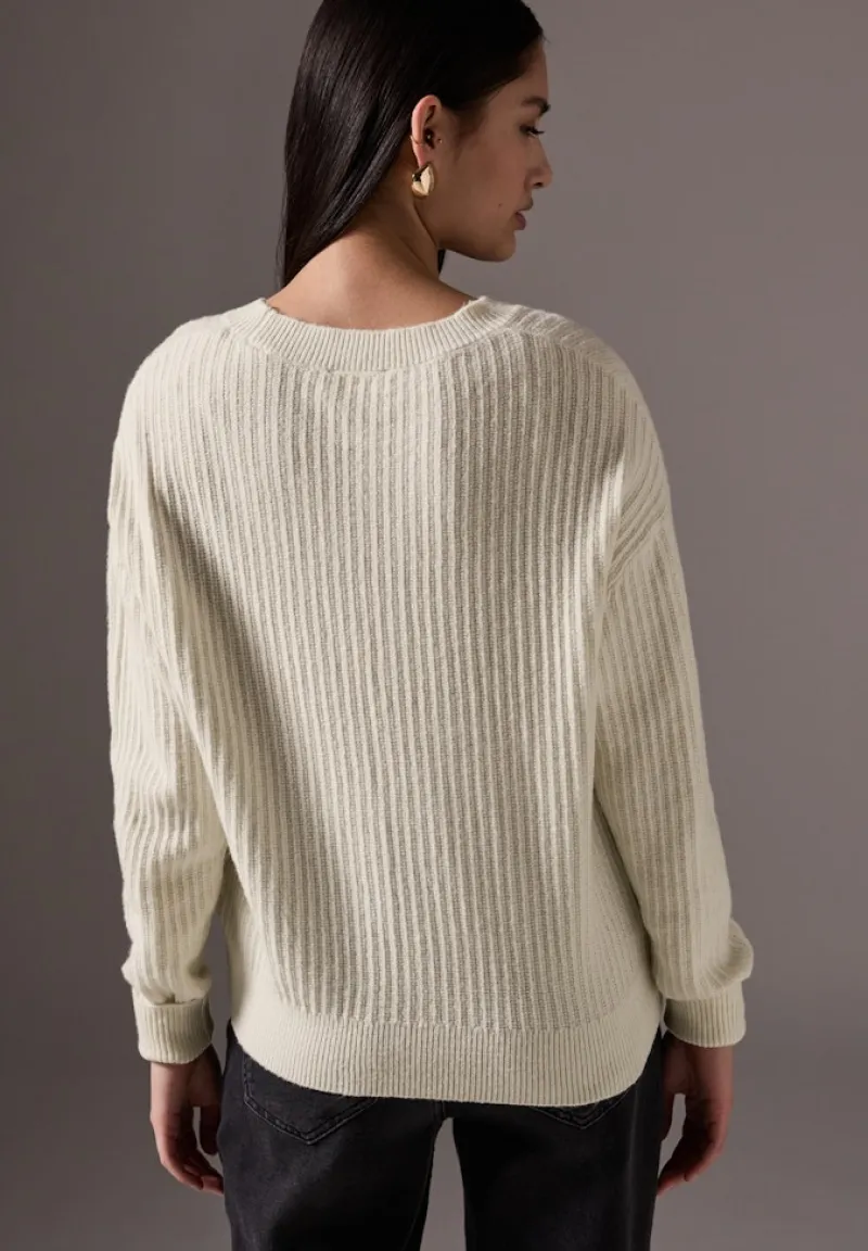 STREET ONE STUDIO Pullover & Sweatshirts*Pullover mit Struktur soft beige