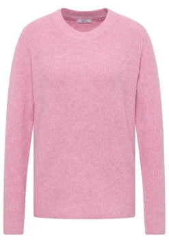 Cecil Pullover & Sweatshirts*Pullover mit Strukturdetails dark blossom melange