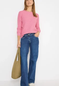 Cecil Pullover & Sweatshirts*Pullover mit Strukturdetails dark blossom melange