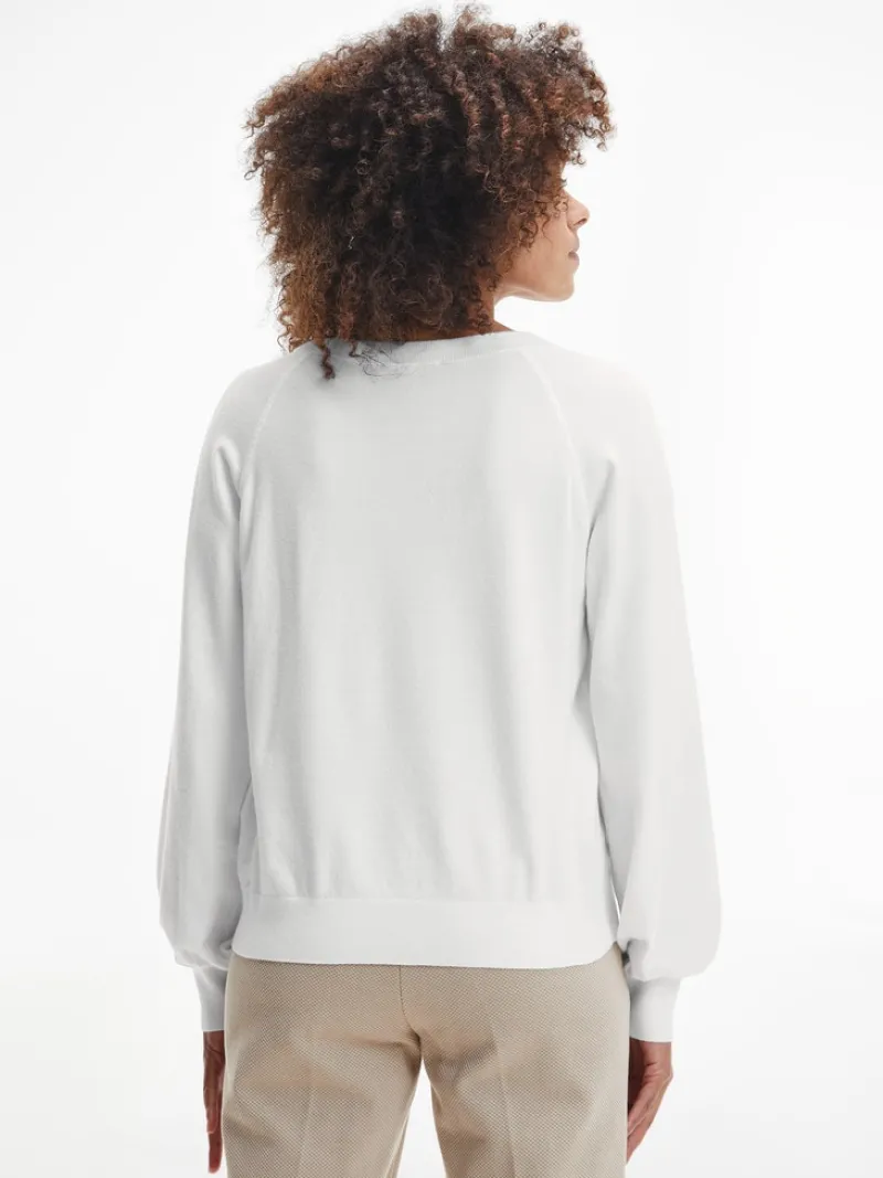 Tommy Hilfiger Pullover & Sweatshirts*Pullover mit V-Ausschnitt ecru