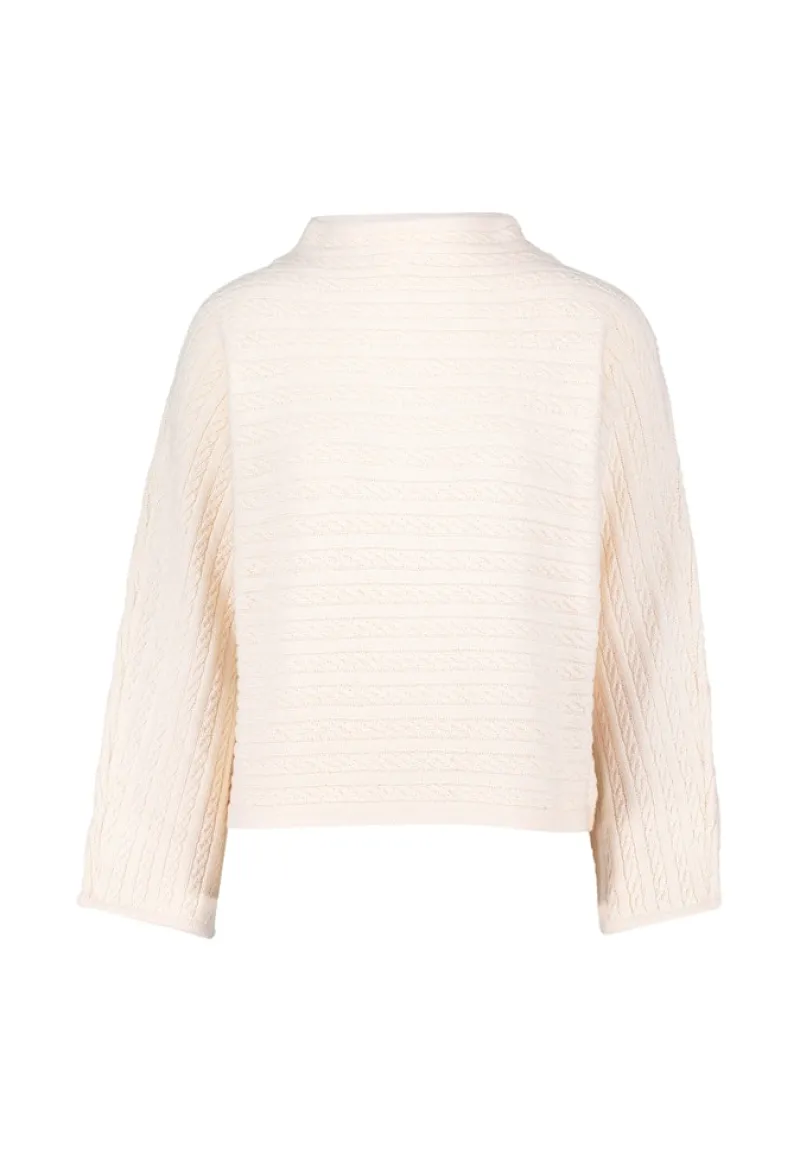 Zero Pullover & Sweatshirts*Pullover mit Zopfmuster Eggnog