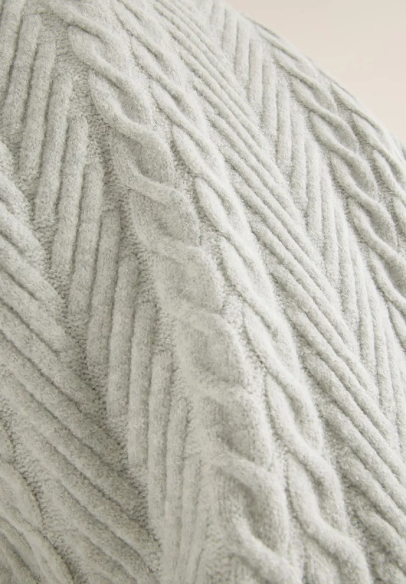 Cecil Pullover & Sweatshirts*Pullover mit Zopfmuster metal grey melange