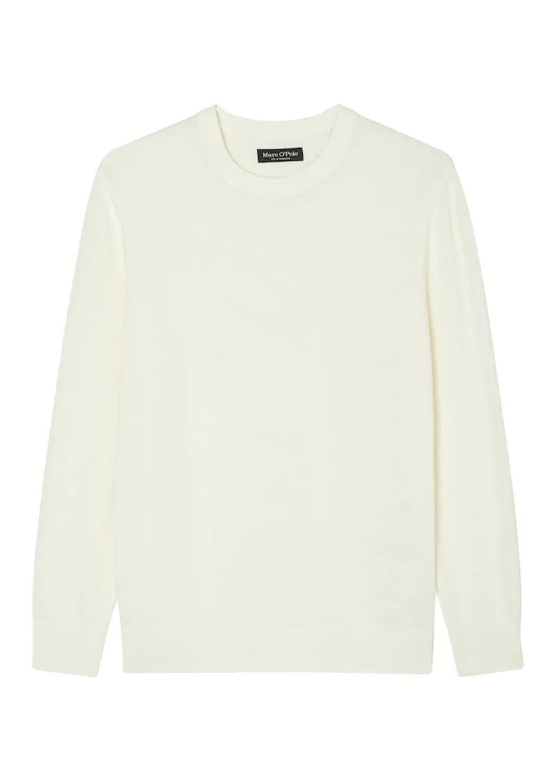 Marc O'Polo Pullover & Sweatshirts*Pullover regular white cotton