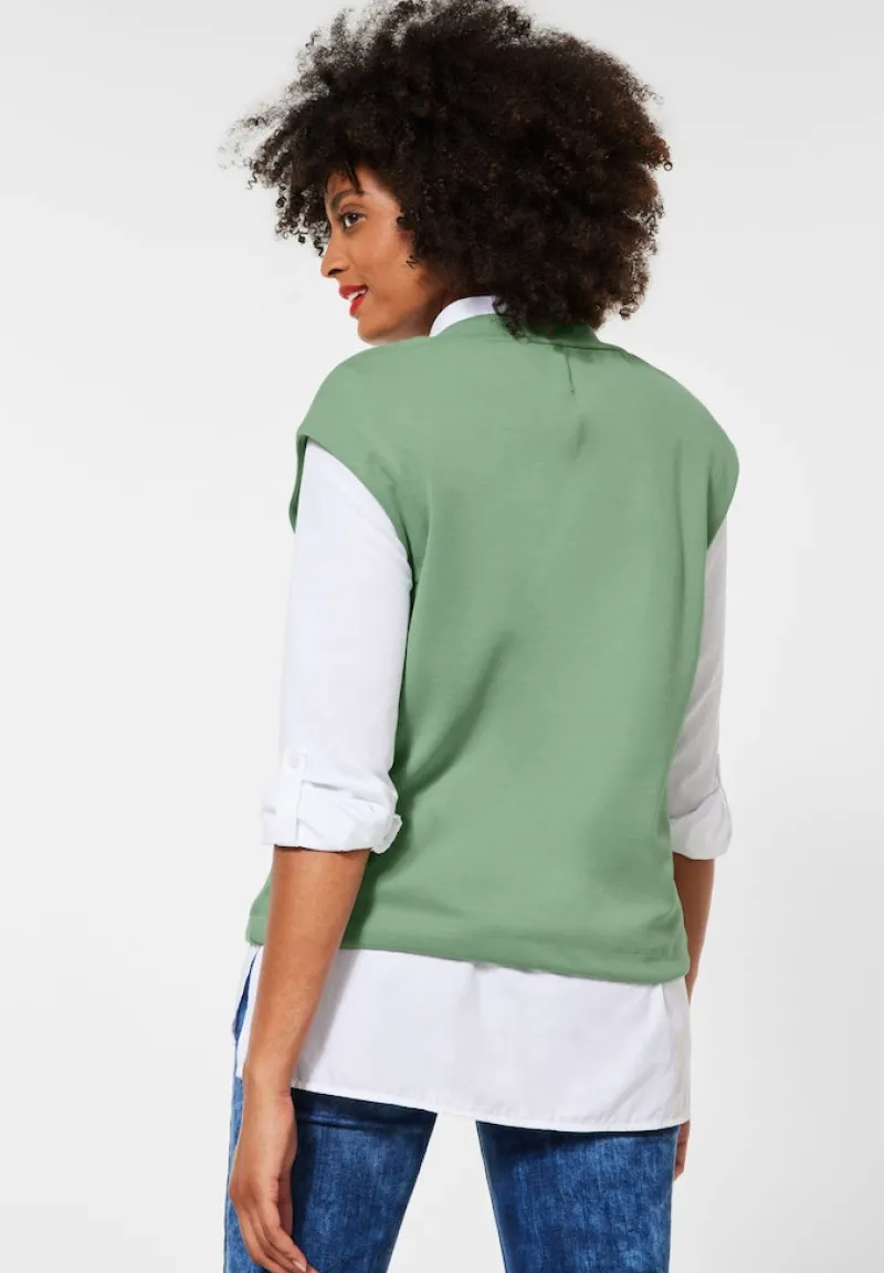 Street One Pullover & Sweatshirts*Pullunder im Seidenlook washed olive