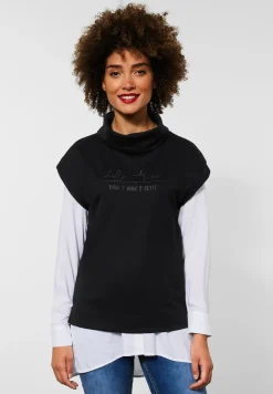 Street One Pullover & Sweatshirts*Pullunder mit Rollkragen Black