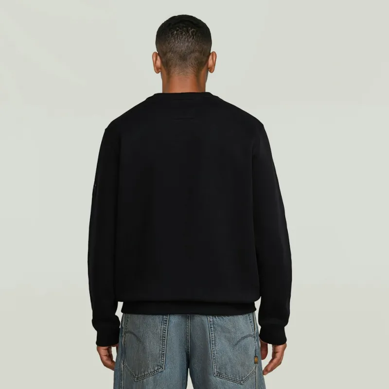 G-star Raw Pullover & Sweatshirts*R sw ls dk black