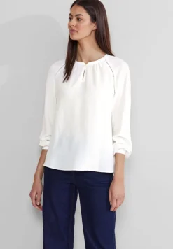 Street One Blusen*Raglan Bluse off white