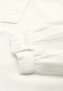 STREET ONE STUDIO Blusen*Raglan-Bluse in Unifarbe off white