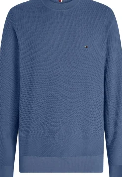 Tommy Hilfiger Pullover & Sweatshirts|Big Boys*RECTANGULAR STRUCTURE CREW NK faded indigo