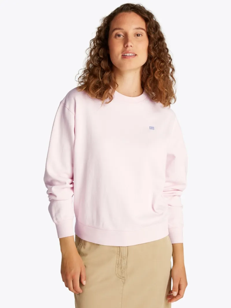Tommy Hilfiger Pullover & Sweatshirts*REG CONTRAST FLAG SWEATSHIRT light pink