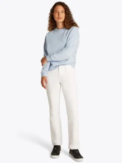 Tommy Hilfiger Pullover & Sweatshirts*REG CONTRAST FLAG SWEATSHIRT breezy blue