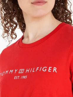 Tommy Hilfiger Shirts*REG CORP LOGO C-NK SS fireworks