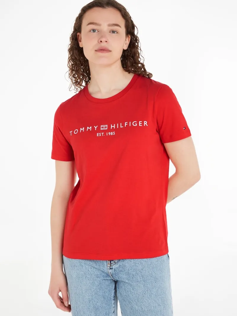 Tommy Hilfiger Shirts*REG CORP LOGO C-NK SS fireworks