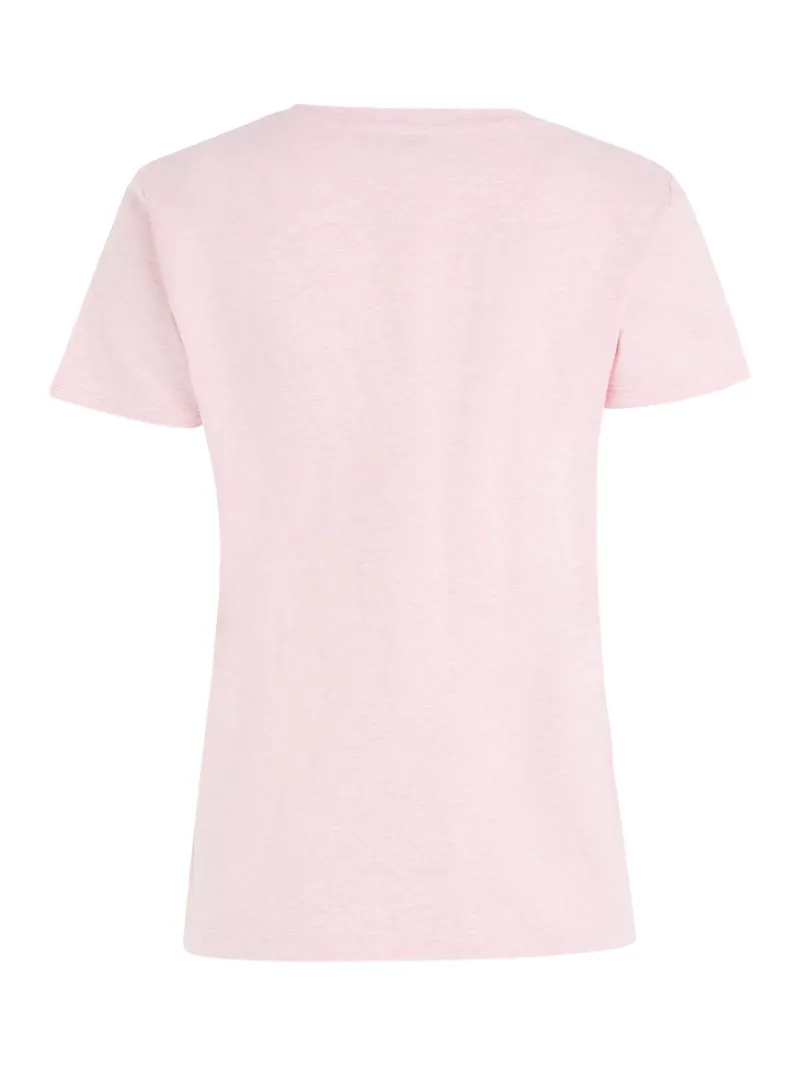 Tommy Hilfiger Shirts*REG FROSTED CORP LOGO C-NK SS classic pink heather