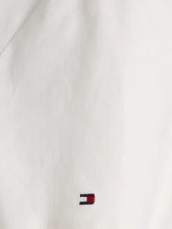 Tommy Hilfiger Shirts*REG HILFIGER VARSITY EMB C-NK SS weathered white