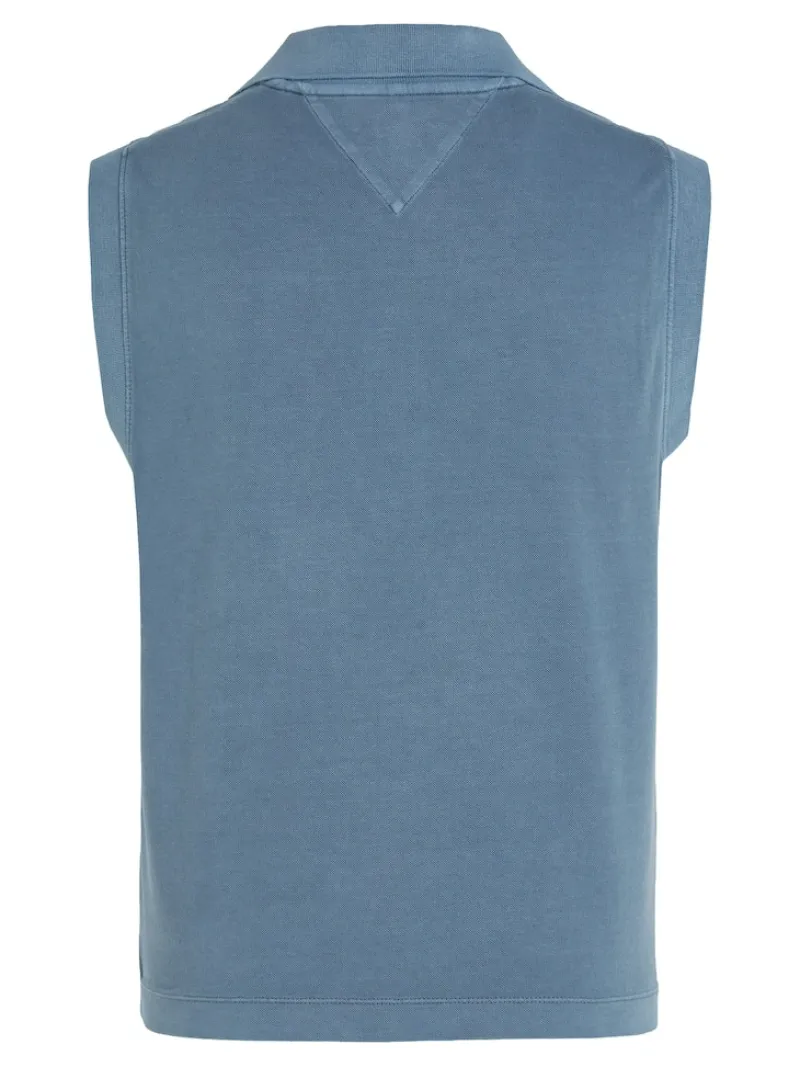 Tommy Hilfiger Shirts*REG MUTED GMD SLEEVELESS POLO blue coal