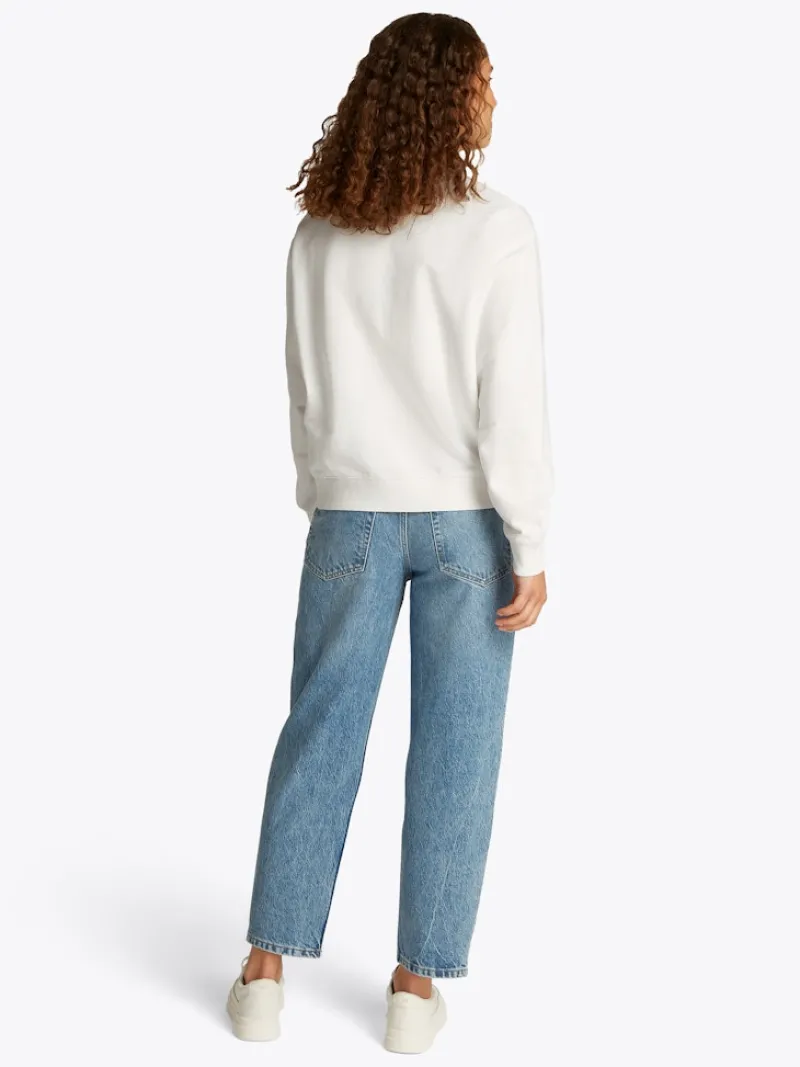 Tommy Hilfiger Pullover & Sweatshirts*REG SCRIPT SWEATSHIRT ecru