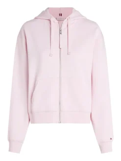 Tommy Hilfiger Pullover & Sweatshirts*REG SCRIPT ZIP HOODIE light pink