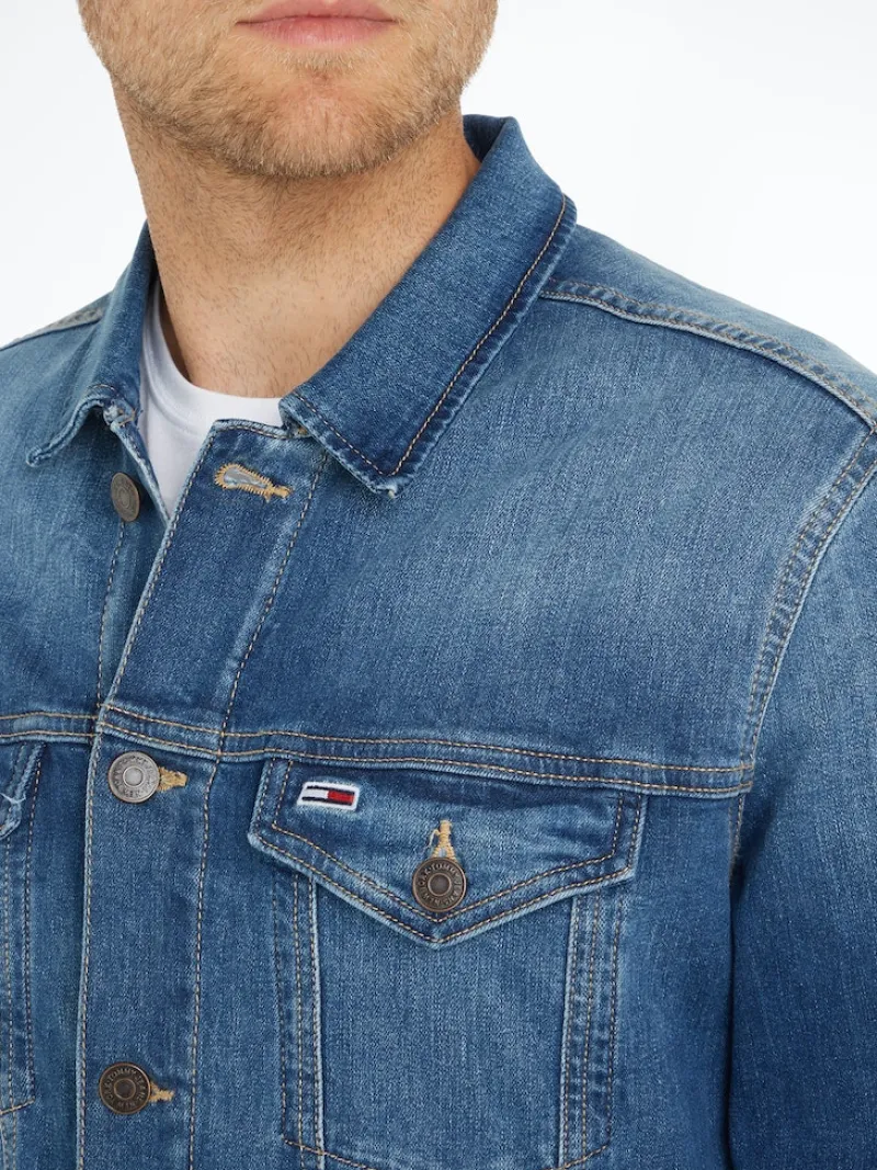 Tommy Jeans Jacken*REG TRUCKER JK WMBS wilson mid blue stretch