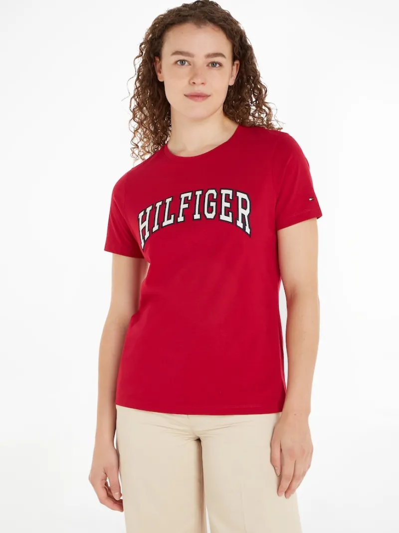 Tommy Hilfiger Shirts*REG VARSITY HILFIGER C-NK SS royal berry