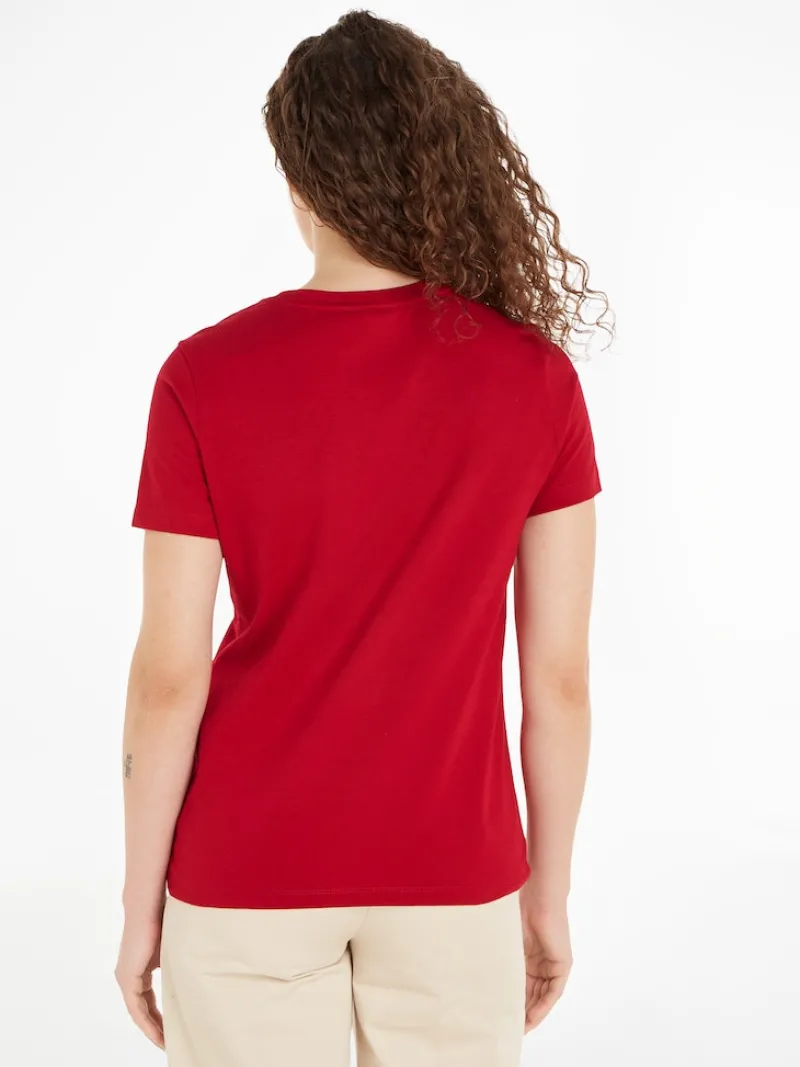 Tommy Hilfiger Shirts*REG VARSITY HILFIGER C-NK SS royal berry