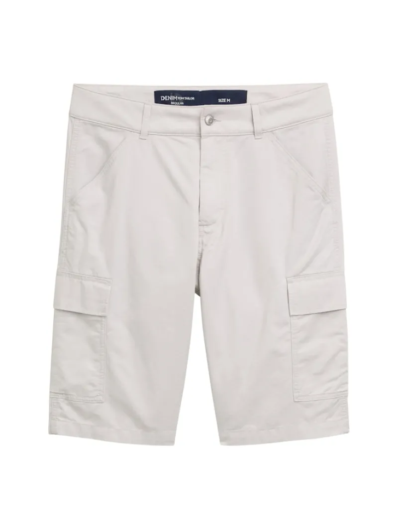 Tom Tailor Denim Shorts*Regular Cargo Shorts chalk grey