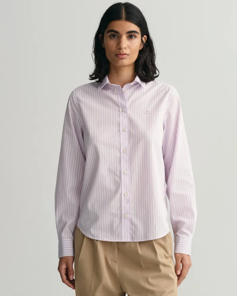 Gant Blusen*Regular Fit Broadcloth Bluse mit Streifen soothing lilac
