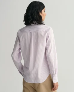 Gant Blusen*Regular Fit Broadcloth Bluse mit Streifen soothing lilac