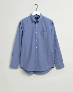 Gant Hemden|Big Boys*Regular Fit Broadcloth Hemd college blue