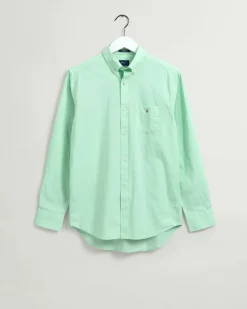 Gant Hemden|Big Boys*Regular Fit Broadcloth Hemd Absinthe Green