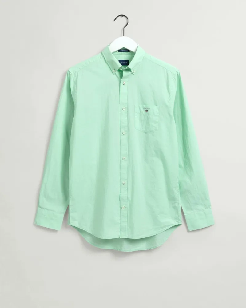 Gant Hemden|Big Boys*Regular Fit Broadcloth Hemd Absinthe Green