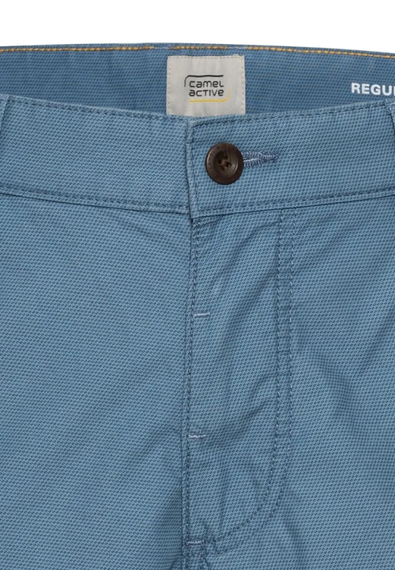 Camel Active Shorts|Big Boys*Regular Fit Cargo Shorts mit Minimal Print elemental blue