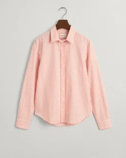Gant Blusen*Regular Fit Classic Popeline Hemd mit Streifen peachy pink