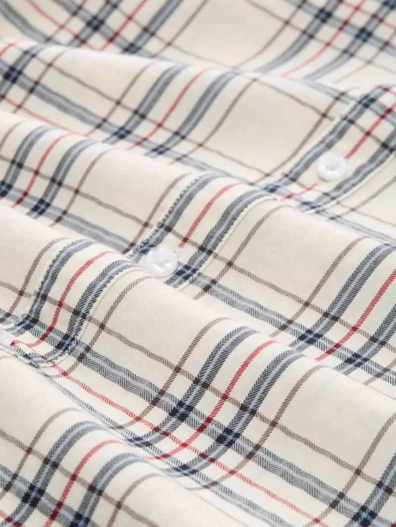 Tom Tailor Hemden|Big Boys*Regular Fit Flanell-Hemd mit Muster white multicolor check