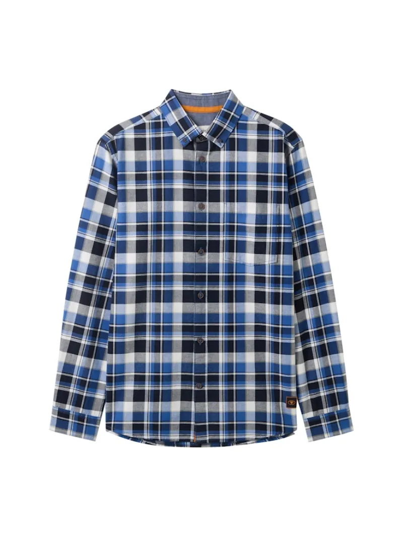 Tom Tailor Hemden|Big Boys*Regular Fit Hemd im Karomuster blue white check