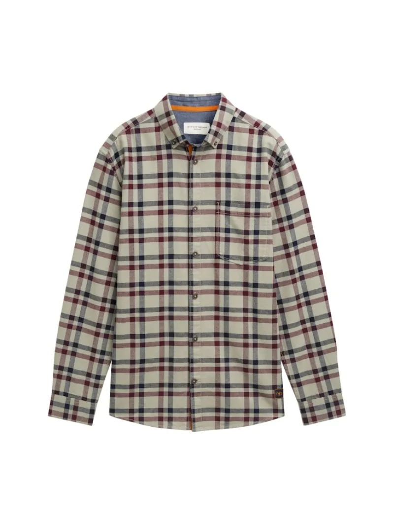 Tom Tailor Hemden|Big Boys*Regular Fit Hemd im Karomuster grass green purple check