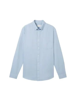 Tom Tailor Hemden|Big Boys*Regular Fit Hemd mit Brusttasche light blue chambray